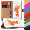 Eximmobile Book Case Handyhülle für Apple iPhone 4S Rosa Handytasche Kartenfach Etui