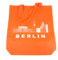 Starlet24 Berlin Jutebeutel Hipster Tasche Shopper Stofftasche Einkaufstasche Freizeittasche Beutel Souvenir Andenken Einkaufsbeutel #100927 Orange