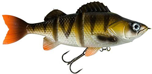 DAM Jerkbait Swimbait Hecht Angeln Köder - Effzett Natural Perch 22cm 135g Perch