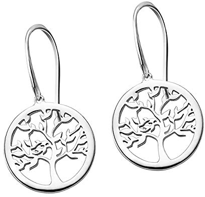 Lotus Silver Echt Silber Ohrhänger LP1641-4/1 Lebensbaum Ohrringe D2JLP1641-4-1 ein Geschenk zu Weihnachten, Geburtstag, Valentinstag für die Frau