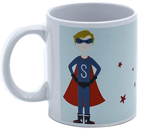 SUSIKO | Taza de Cerámica | Súper Familia| Para Desayunos, Meriendas y Cenas de Toda la Familia | Súper Papá Héroe | Packaging de Regalo en Caja Kraft