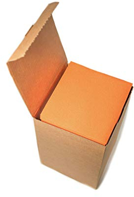 100 Aroba Airlaid Cocktail Servietten Stoffähnlich Dessert Serviette 20x20 cm 1/4 Falz Hochwertig|21 Farben|Hochzeit Geburtstag Bar Caffee Disco Hotel Catering Party Orange