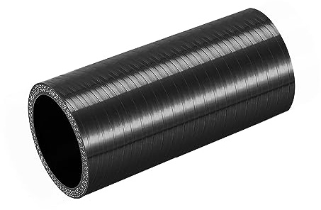 X AUTOHAUX 28mm 1.10 ID Voiture Droit Silicone Coupleur Tuyau 76mm Noir