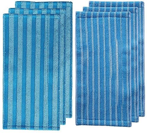 Ersatzpads für Philips FC6729 Aqua Plus Kabelloser Staubsauger Saugwischer, Zubehör von KEEPOW , 6 stück Mikrofaserpads