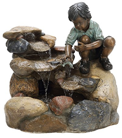 KÖHKO® Wasserspiel Kinderspiel Gartenbrunnen Springbrunnen Brunnen für Außen und Innen