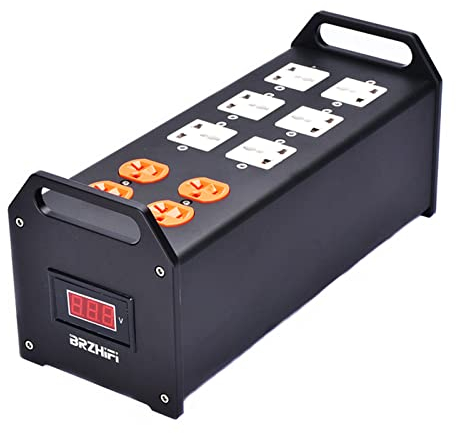 Jieotwice PW1 AC 90-240V 4000W 20A Stromreiniger Geräuschfilter AC Steckdosen (Nationaler Standard + Amerikanischer Standard)