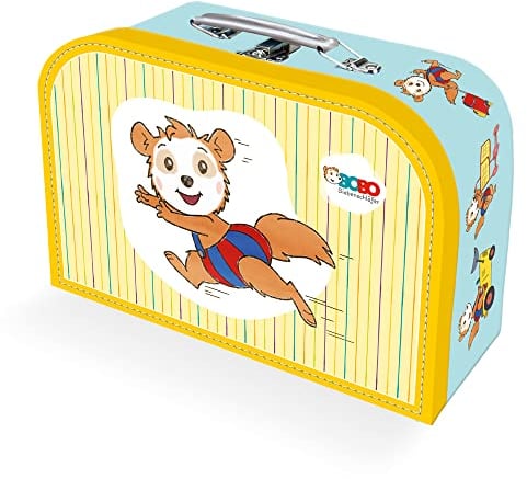 Trötsch Bobo Siebenschläfer Minikoffer: Pappkoffer Reisekoffer Kinder Spielkoffer