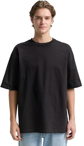 TOM TAILOR Denim Herren Oversize Basic T-Shirt