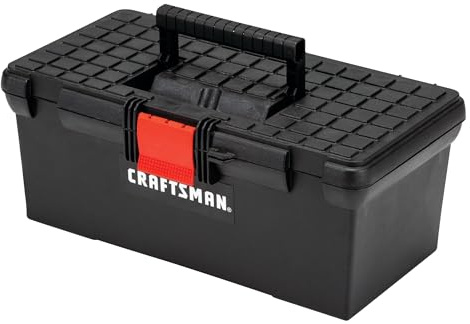 CRAFTSMAN Tool Box, Tool Storage, Lockable, Black, 16 Inch (CMST16005)