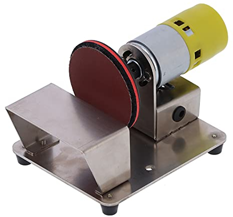 Elektrischer Scheibenschleifer Aluminiumlegierung Polierer Schleifmaschine 3-Zoll-Elektrowerkzeuge für Holz Kunststoff Glas Keramik Fliesen Glas Stein Metall AC 110‑240 V