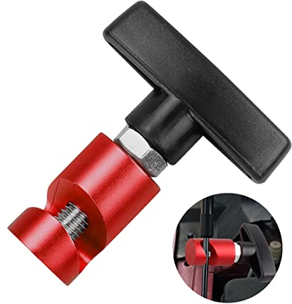 CGEAMDY Motorhauben-Hebeklemme, Multifunktionaler Aluminiumlegierung Hebestützen-Klemme, Propeller-Stopper-Werkzeug für Motorhauben-Hinterer Kofferraum(Rot)
