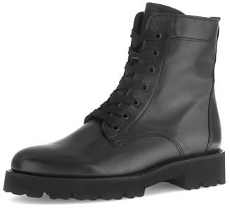 Gabor Damen Combat Boots, Frauen Stiefeletten,Best Fitting,uebergangsstiefel,schnürstiefel,Stiefel,Bootee,schwarz (schwarz),38.5 EU / 5.5 UK