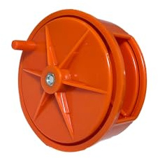 Olamochi Plastic Tie Wire Reel, Rebar Tie Tool Lightweight, Gammon Reel for Ironworkers | Lightweight plastic tie wire reel, practical rebar tying dispenser designed for daily construction ironwork tasks
