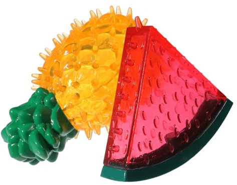 YARNOW 2stücke Interaktives Hundespielzeug Obstform Kühlbar Für Sommer Zahnpflege Und Beschäftigung Für Und Hunde