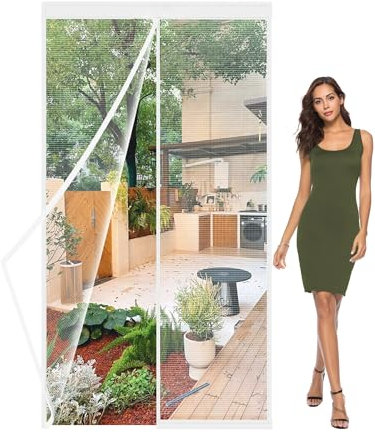 Reißverschluß für Fliegengitter 40x155cm Dachfenster Insektenschutz Fenster Moskitonetz Mückennetz Fenster-Zugang Öffnung zum Durchgreifen Dachfenster Weiß