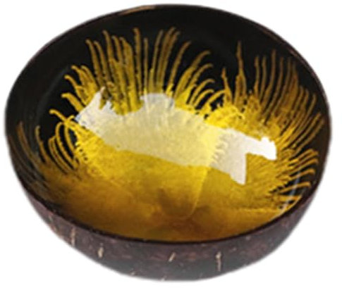 CocoBowl - CocoBowl Painted | Natural Shell Polished Decorative Key Bowl for Hallways | Elegant Key Storage Bowl | Home Decoration for Entrance, Living Room, Dining Room, Bedroom