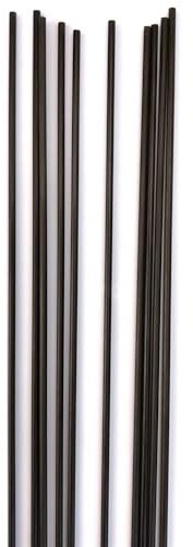 YXYFA Lot de 10 tiges rondes en fibre de carbone de 500 mm, diamètres 3 mm, 3,5 mm, 2 mm, 4 mm, composite léger et haute résistance