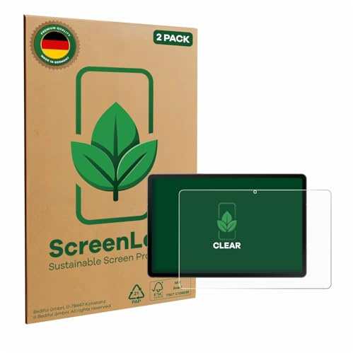ScreenLeaf Schutzfolie für Samsung Galaxy Tab S10 FE WiFi | 2 Stück Transparenter Displayschutz Made in Germany Klare Displayschutz-Folie Kratzfest