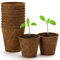 GardenersDream Biodegradable Coir Plant Pots Eco-Friendly Coconut Fibre for Seedlings, Cuttings (10, 14cm)