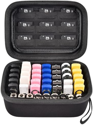 Flash Drive Case USB Storage Holder, Thumb Drive SD Memory Card, Electronic Accessory Organizer for SanDisk/for Samsung/for Domestic/for PNY (Box Only) - Black