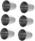 HOLIDYOYO 6 Pezzi Bicchiere Da Vino in Acciaio Inossidabile Whisky Tazze Per Calice Bicchierini Bicchieri Che Bevono Infrangibile Bicchieri in Acciaio Inossidabile Silver