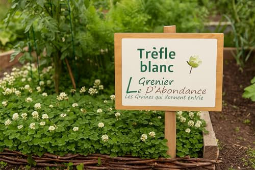 50 grammes à semer - Le Grenier d'Abondance - Tréfle Blanc - Trifolium repens