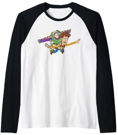 Disney & Pixar's Toy Story Buzz Woody to Infinity and Beyond Raglan