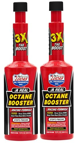 Octane Booster 444ml - 3X More Boost | Petrol Fuel Octane Booster | Stops Pinging & Knocking | Racing Formula Petrol Additive