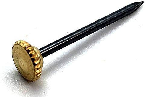 Brass Headed Pins. Pack of 10.