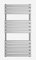 iBathUK | 1200 x 600 mm Chrome Designer Flat Panel Heated Towel Rail Radiator RF1200600