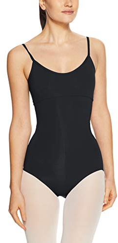 Capezio Mc102 - Canottiera da Donna con Retro attorcigliato, Donna, MC102-BLKM, Nero, M