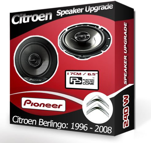 Citroen Pioneer Haut-parleurs de Voiture portière Avant pour Citroën Berlingo 240 W