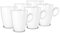 Seltmann Weiden Kaffeebecher-Set 6tlg. Weiß, Porzellan, Kaffeebecher, 6 Stück, 0,2 Liter, Zuhause