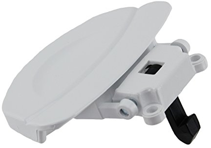 SPARES2GO Manija de Puerta de plástico para lavadoras Fagor, Color Blanco