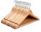 KARAN IMPEX Kleiderbügel aus Holz, Premium-Hosenstange und Schulterkerben für Herren und Damen, langlebige Aufbewahrungslösung für den Kleiderschrank mit runder Stange, Schrank-Essentials