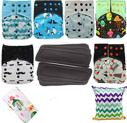 Baby Stoffwindel waschbar wiederverwendbare Windeln Taschenwindel für die meisten Babys und Kleinkinder (DIP05)