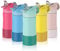 FEIJIAN Gourde Isotherme Enfant avec paille - 350ML/400ML Bouteille Isotherme Enfant - Sans BPA Tritan, Anti-fuite reutilisable pour l'école, Les Sports et la Maternelle