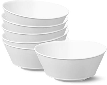 KPM Berlin URANIA Müslischalenset 6 tlg., Porzellan, Müslischale, Porzellanschalen, handmade, weiß im Geschenkkarton