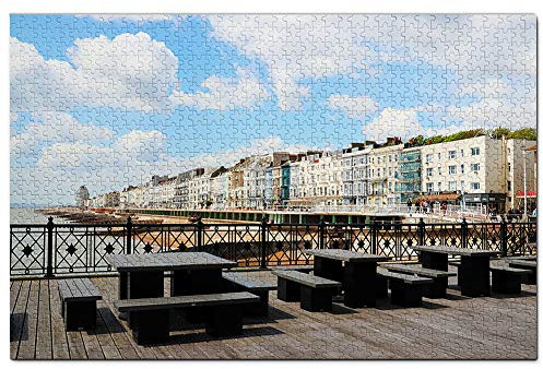 UK England Promenade Hastings Pier Jigsaw Puzzle 1000 Piece Game Artwork Travel Souvenir Wooden