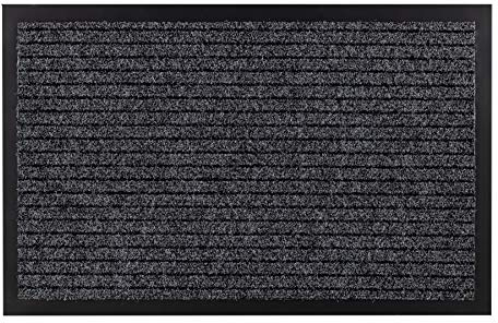 rugsx Fußmatte DURA 2868 rutschfest, Türmatte - Türvorleger - Fußabstreifer - Fußabtreter, Außen, Innen, Gummi - anthrazit 150x180 cm