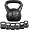 Yaheetech Kettlebell Set HDPE Coated Concrete Kettle Bell Weights Set for Strength Training - Heavy Weight KettleBell for Home Gym Fitness Weight Lifting Bodybuilding, 10kg