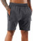 YAWHO Herren Sporthose Kurz Hose Laufshorts Trainingsshorts Schnelltrocknend mit Reißverschlusstasche/Jogging Hose für Workout,Laufsport,Fitness (0366 Grey, XL)