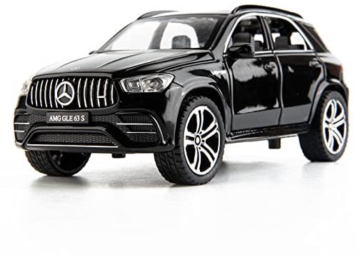 TGRCM-CZ 1:32 Scale Benz AMG GLE 63S SUV Toy Car,Alloy Diecast Pull Back Car Model with Light and Sound Toy Vehicles for Kids Boys Girls Gift(Black)