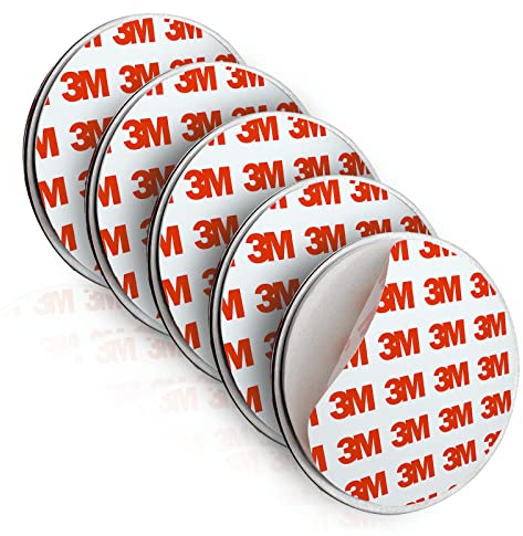 Magnetbefestigung für Rauchmelder Magnethalter Feuermelder Selbstklebende Magnethalterung Klebeflche 74.5mm Durchmesser 5er Set