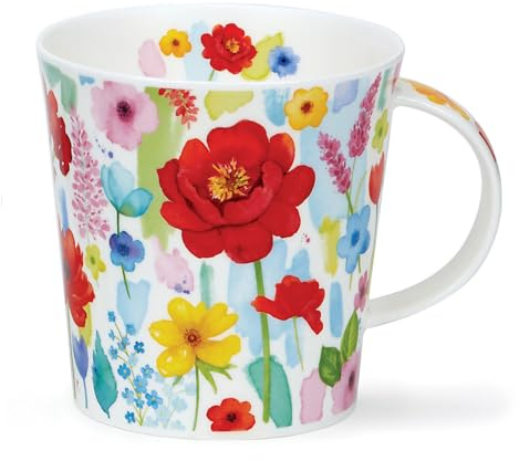 Dunoon Cairngorm 0.48 Litre Mug Floral Burst (Red)