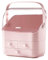 LINFIDITE Cosmetic Storage Box with Lid Makeup Organizer Box with Dust Free Cover Portable Handle,Large Makeup Display Case with Drawers Fully Open Lid,Great for Bathroom Countertop Bedroom Dresser