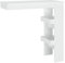 vidaXL Wand Bartisch Bartresen Stehtisch Regal Tisch Küchentisch Tresentisch Bistrotisch Loungetisch Weiß 102x45x103,5 cm Holzwerkstoff
