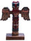 Kocris Casa Statue Totemstange Indische Kultur Reptilientank Terrarium Dekorationen Dekor Indianer Stamm Skulptur Antike Eidechsen Panzer Figur Dekor Ornament Aquarium