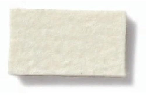 Modulor Filz-Untersetzer für Gläser, runder Untersetzer aus 100% Wollfilz, auch als dekoratives Tischset geeignet, 10 cm im Durchmesser (Weiß)