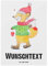 Mr. & Mrs. Panda Personalisierte Postkarte Fuchs Schlittschuhe - Personalisierte Geschenke, Wintermotiv, Winter, Postkarte mit Wunschtext,